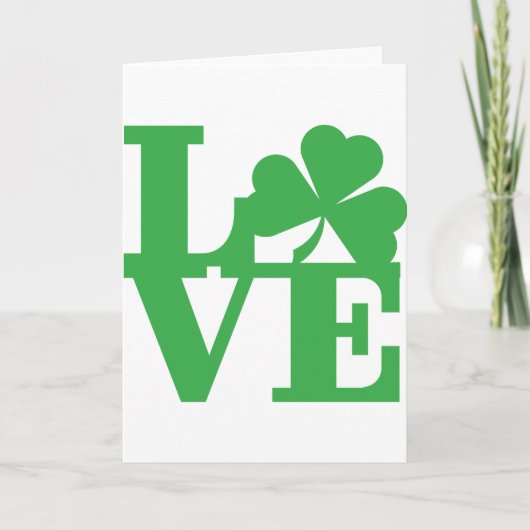 LOVEとシャムロック カード (正面)