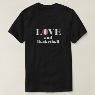 LOVEとバスケットボールTシャツ Tシャツ