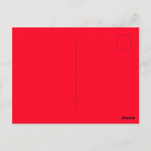 LOVEのかわいい赤をたくさん送る ポストカード (裏面)