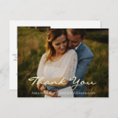 Loveの写真金ゴールドス結婚クリプトホワイトに感謝 ポストカード (正面/裏面)