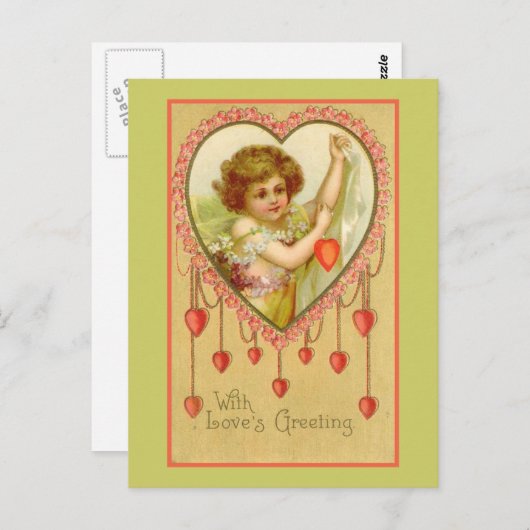 Loveの挨拶で ポストカード (正面/裏面)