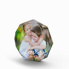 LOVEの書写モダン真ブロック フォトブロック