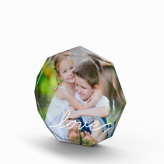 LOVEの書写モダン真ブロック フォトブロック (右)