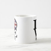 LOVEの読イギリス11oz コーヒーマグカップ (中央)