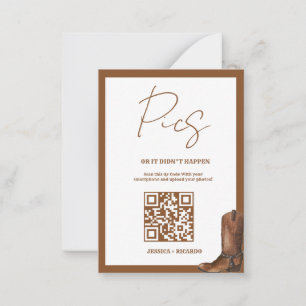 LoveのQRコー結婚ドカードフォトカードのキャプチャ アドバイスカード