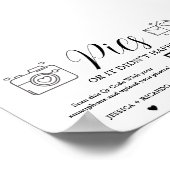 LoveのQRコー結婚ドカードフォトカードのキャプチャ ポスター (角)