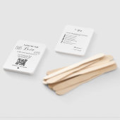 LoveのQRコー結婚ドカード、フォトカードをキャプチャする ハンドファン (組立なし)