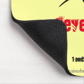 LOVEは決して失敗しないバラ マウスパッド (コーナー)