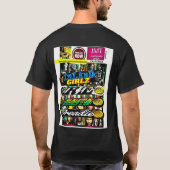 LOVEを分かち合おう Basic ダークTシャツ Tシャツ (裏面)