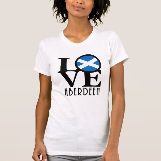 LOVEアバディーンスコットランド Tシャツ (正面)