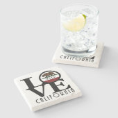 LOVEウィードカリフォルニア ストーンコースター (横)