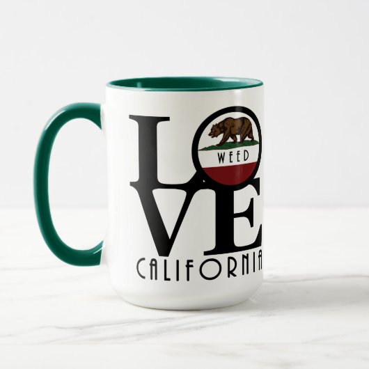 LOVEウィードカリフォルニア マグカップ (左)