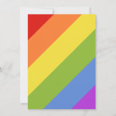 LOVEエレガント lettersプライドをテーマにしたLOVEリハーサル 招待状 (裏面)