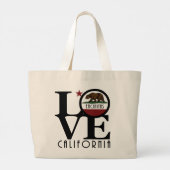LOVEエンシニタスカリフォルニア ラージトートバッグ (裏面)