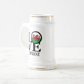LOVEカウブリッジウェールズ ビールジョッキ (正面左)
