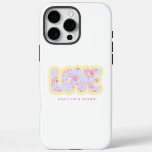 LOVEカスタムデザイン付きiPhone 16 Proケース iPhone 16 Pro Maxケース
