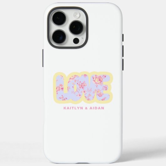 LOVEカスタムデザイン付きiPhone 16 Proケース Case-Mate iPhoneケース (裏面)