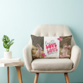 LOVEカスタムハートバレンタインデー ランバークッション (椅子)