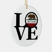 LOVEカリフォルニア セラミックオーナメント (右)