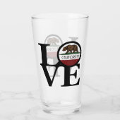 LOVEカリフォルニア タンブラーグラス (裏面)