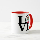 LOVEカリフォルニア マグカップ (正面右)