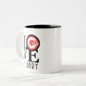 LOVEカルガリー11oz ツートーンマグカップ (正面左)