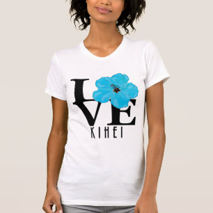 LOVEキヘイブルーハイビスカス Tシャツ