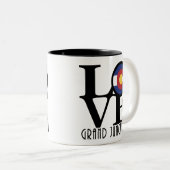 LOVEグランドジャンクションコロラド110z ツートーンマグカップ (正面右)