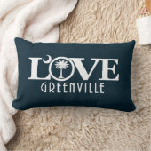 LOVEグリーンビルサウスカロライナ ランバークッション (ブランケット)