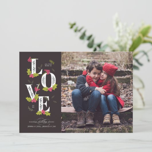 LOVEココアクリスマスホリデーカード シーズンカード (スタンド正面)