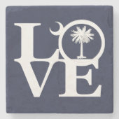 LOVEサウスカロライナ ストーンコースター (正面)