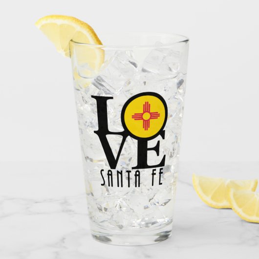 LOVEサンタフェニューメキシコ タンブラーグラス (アイス正面)