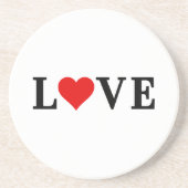 LOVEシンプルミニマエレガントリスト コースター (正面)
