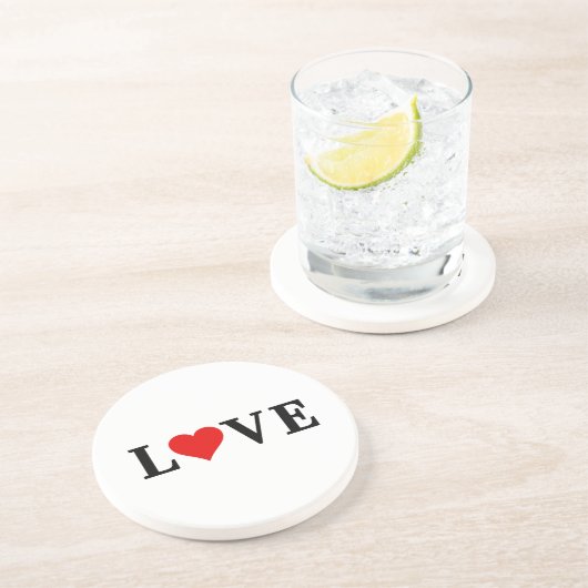 LOVEシンプルミニマエレガントリスト コースター (側面)
