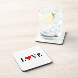 LOVEシンプルミニマエレガントリスト コースター