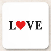 LOVEシンプルミニマエレガントリスト コースター (正面)