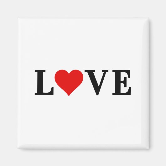 LOVEシンプルミニマエレガントリスト マグネット (正面)