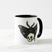 LOVEスカル&マッシュルーム マグカップ (正面右)