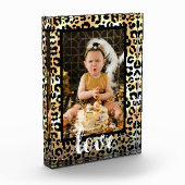 LOVEスクリプトオーバーレイLeopard フォトブロック (左)