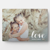 LOVEスクリプトテーブルトップEasel写真 フォトプラーク (正面)