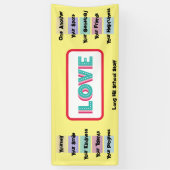 LOVEスクールバナー 横断幕 (縦)