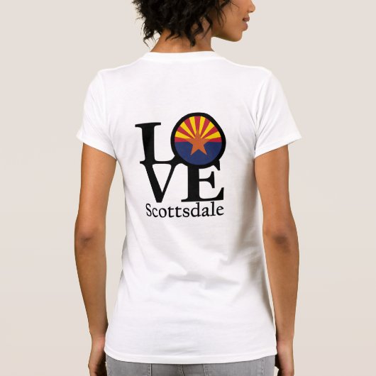 LOVEスコッツデール Tシャツ (裏面)