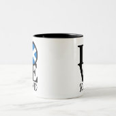 LOVEスコットランド11oz ツートーンマグカップ (中央)