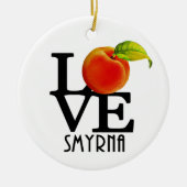 LOVEスミルナグルジア セラミックオーナメント (正面)