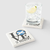 LOVEセントアンドリューズスコットランド ストーンコースター (横)