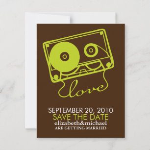 Loveセーブ・ザ・デート案内のミックステープ セーブザデート