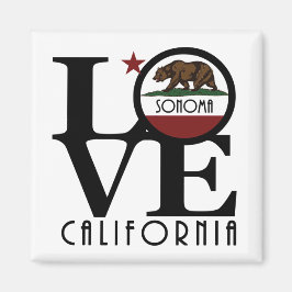 LOVEソノマカリフォルニア マグネット