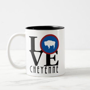 LOVEチェイエンヌワイオミング11oz ツートーンマグカップ