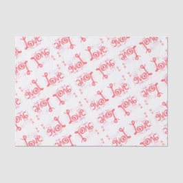 LOVEティッシュペーパー10インチx 15インチ 薄葉紙