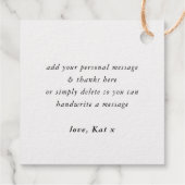 LOVEトレンディーモダン手書きスクリプ書ト フェイバータグ (裏面)